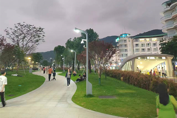 深圳大梅沙片區(qū)項(xiàng)目項(xiàng)目合計(jì)100余套智慧路燈，助力智慧景區(qū)建設(shè)
